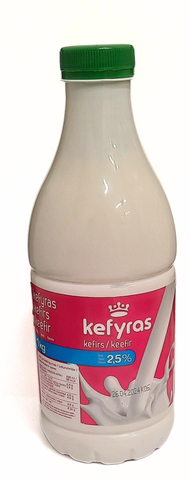 Kefīrs, 2.5%, 1kg PET