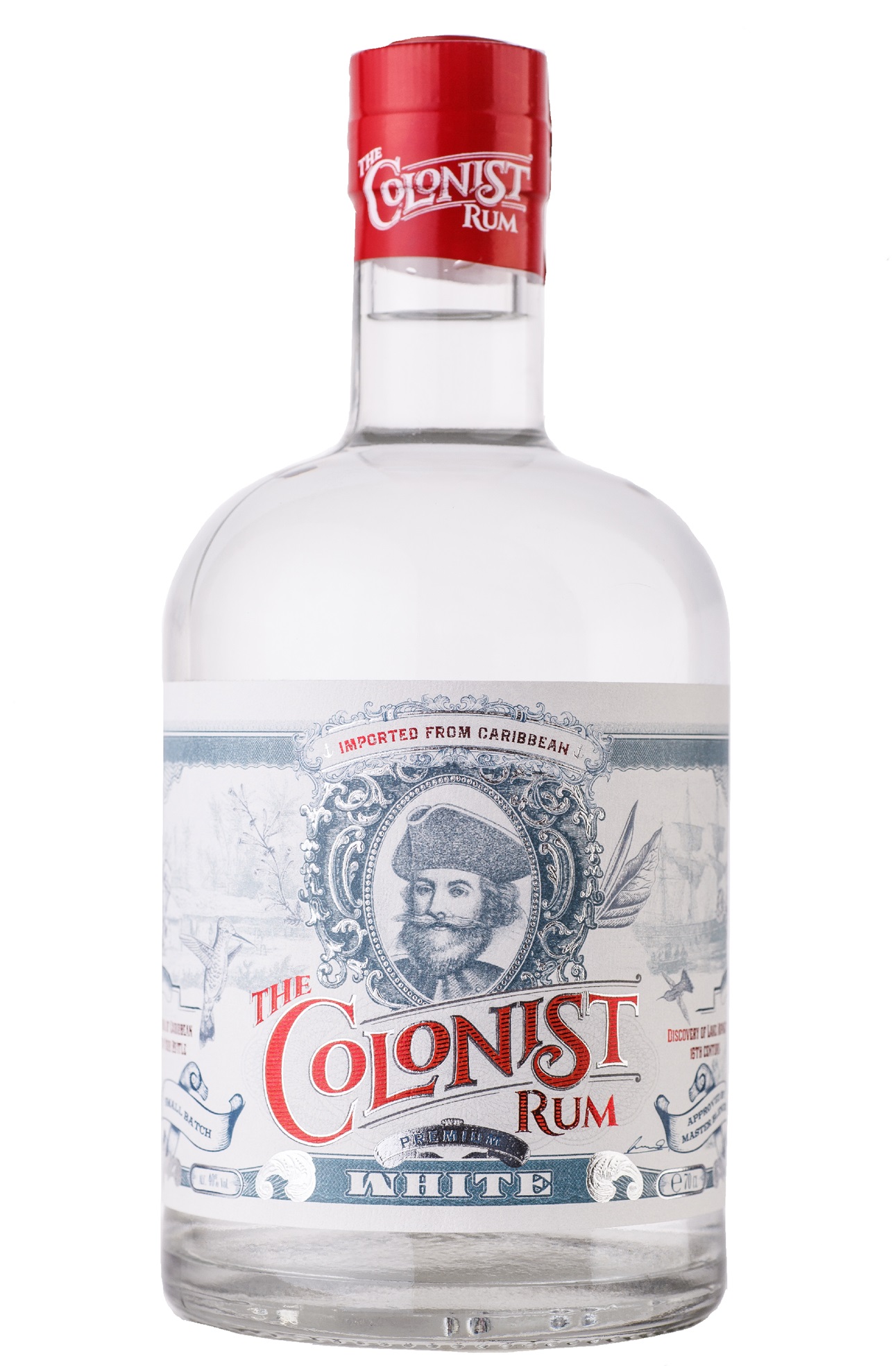 Rums COLONIST Premium, white, 40%, 0.7l