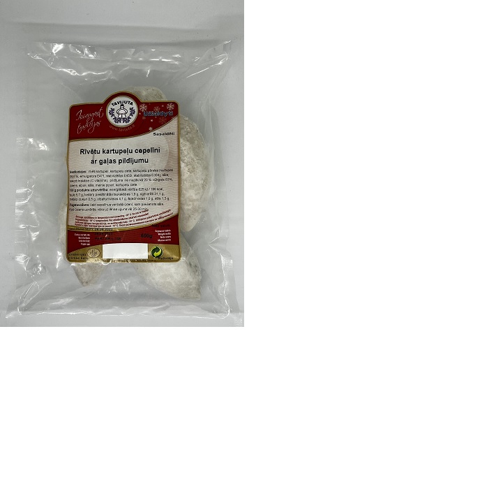 Frozen grated potato zeppelins with meat filling, 600g ePromo