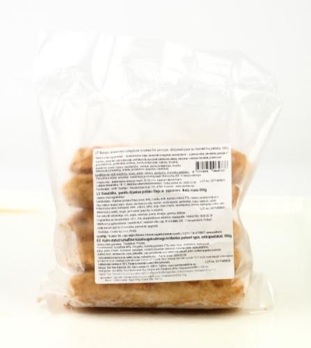 Frozen fish fillet portions, with garlic stuffing, 110g, in breadcrumb