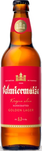 Alus VALMIERMUIŽAS Krogus, Golden lager, stiklā, 5.3%, 0.5l (DEP)