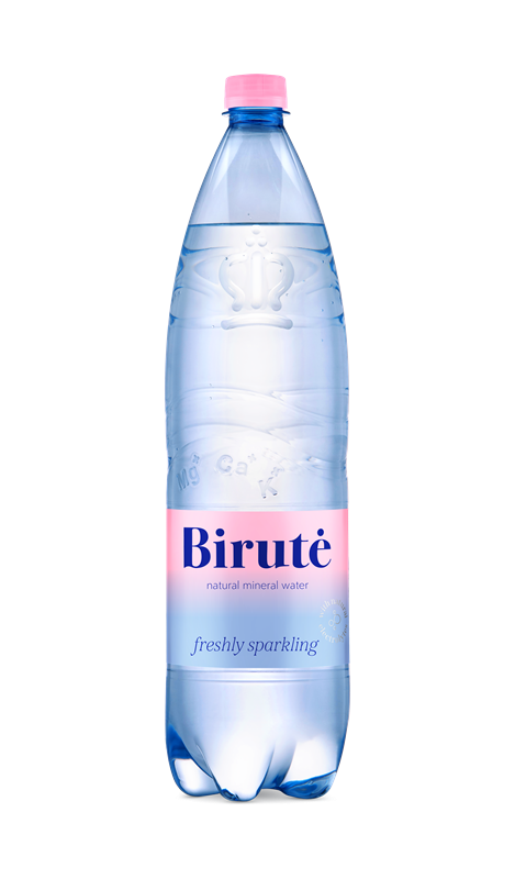 Naturāls minerālūdens Birute, gāzēts, 1,5l (DEP)