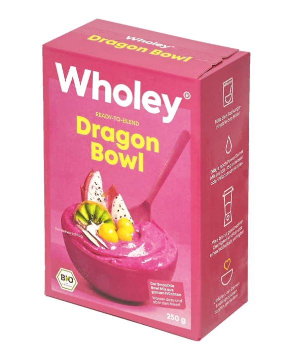 Saldēts organisks biezenis WHOLEY Dragon Bowl, 250g