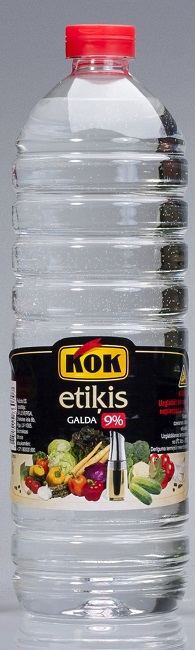 Galda etiķis 9% KOK, 1l