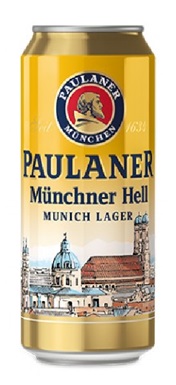 Alus PAULANER Original Münchner Hell, 4,9%, bundžā, 0.5l (DEP)