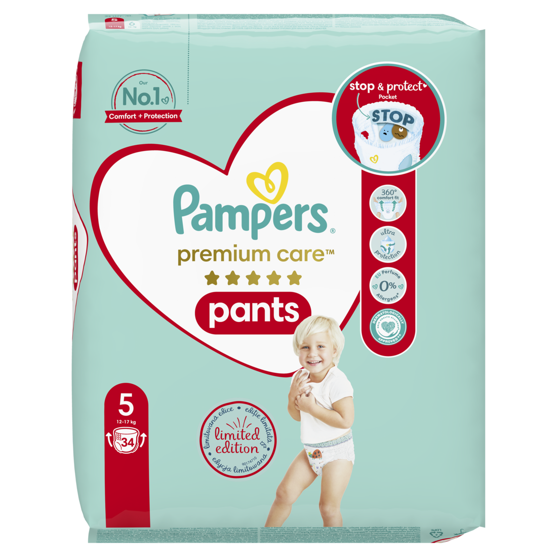 Pampers premium best sale pants 5