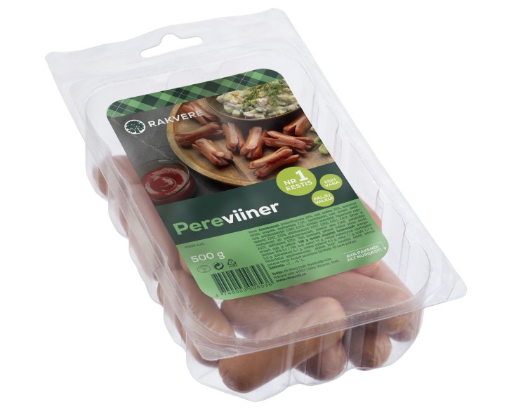 Family frankfurter RAKVERE, 500g, PJ, MAP | ePromo