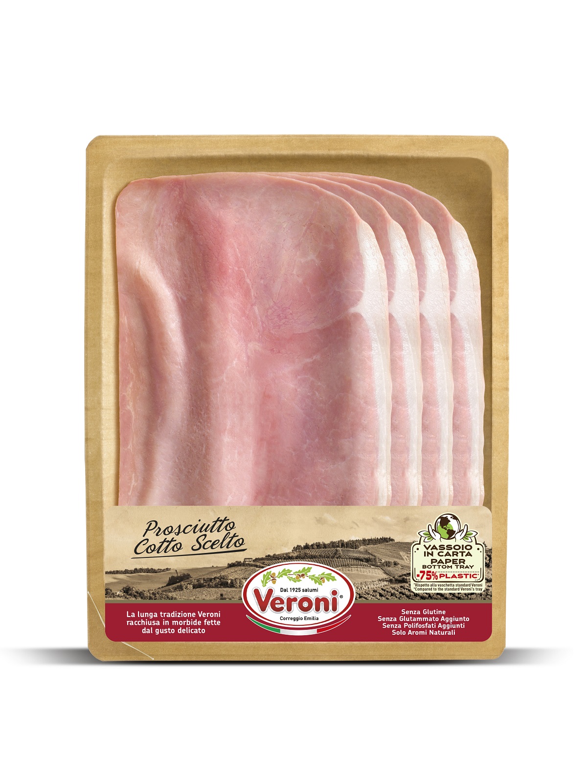 Virtas kumpis PROSCIUTTO COTTO, griežinėliais, 110 g ePromo
