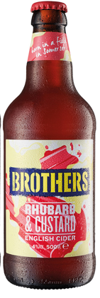 Sidrs BROTHERS Rhubarb&Custard, 4%, stiklā, 0.5l (DEP)