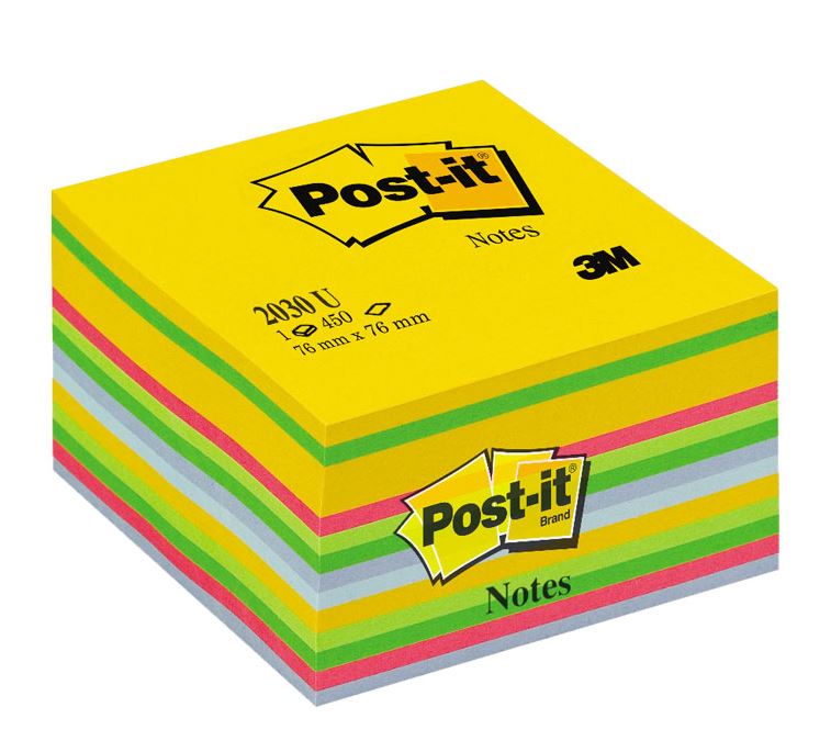 Post-it 51 x 51 mm Mini Cube - Ultra Colour