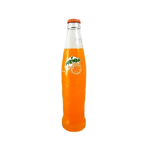 Gāzēts dzēriens MIRINDA, apelsīnu, stiklā, 0.2l (DEP) RGB