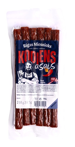 Uzkodu desiņas RĪGAS MIESNIEKS Kodiens Asais, 110g