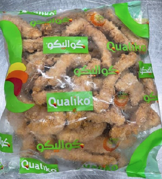 Saldētas vistas strēmeles QUALIKO Crispers, 69%, 1kg MC HALAL