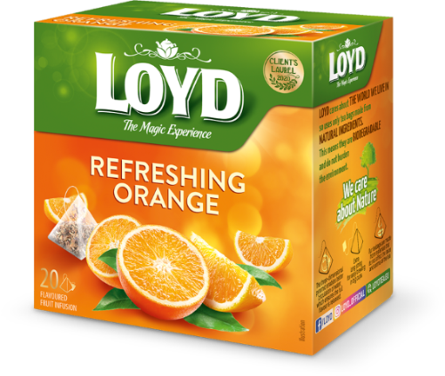 Herbal Tea Drink Loyd Orange Flavor Pcs Epromo