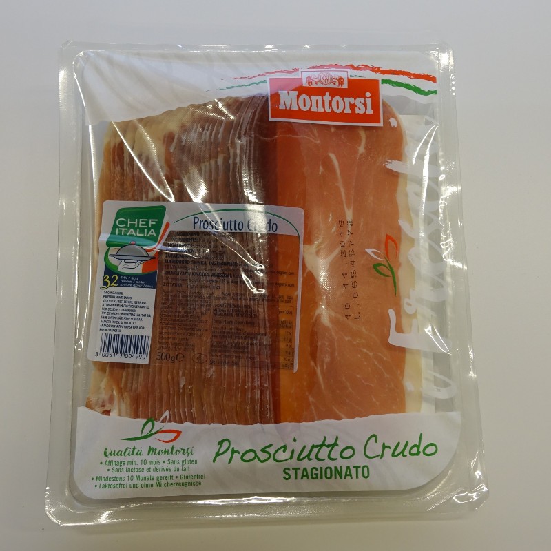 Ham MONTORSI Prosciutto Crudo, sliced, 500g ePromo