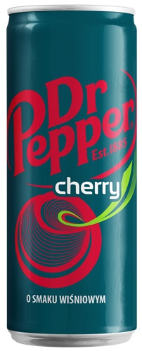 Gāzēts dzēriens DR. PEPPER Cherry, bundžā, 0.33l (DEP)