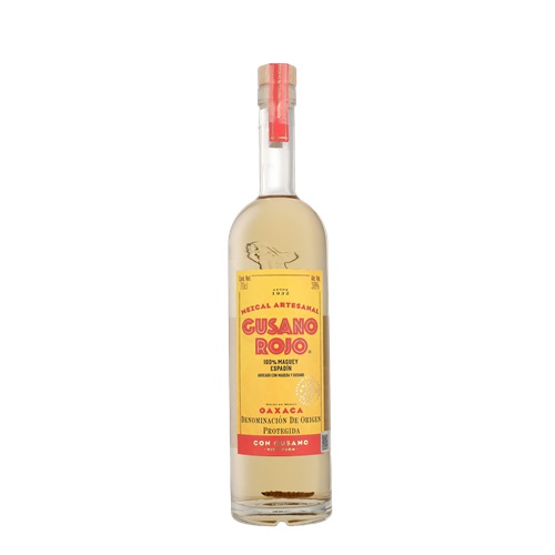 Tekila Mezcal GUSANO ROJO, 100% Espadin, 38%, 0.7l