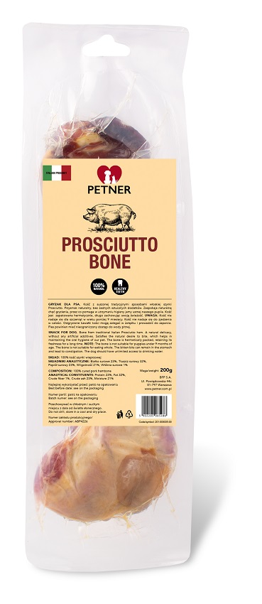 Dog treat PETNER Prosciutto bone medium 200g ePromo