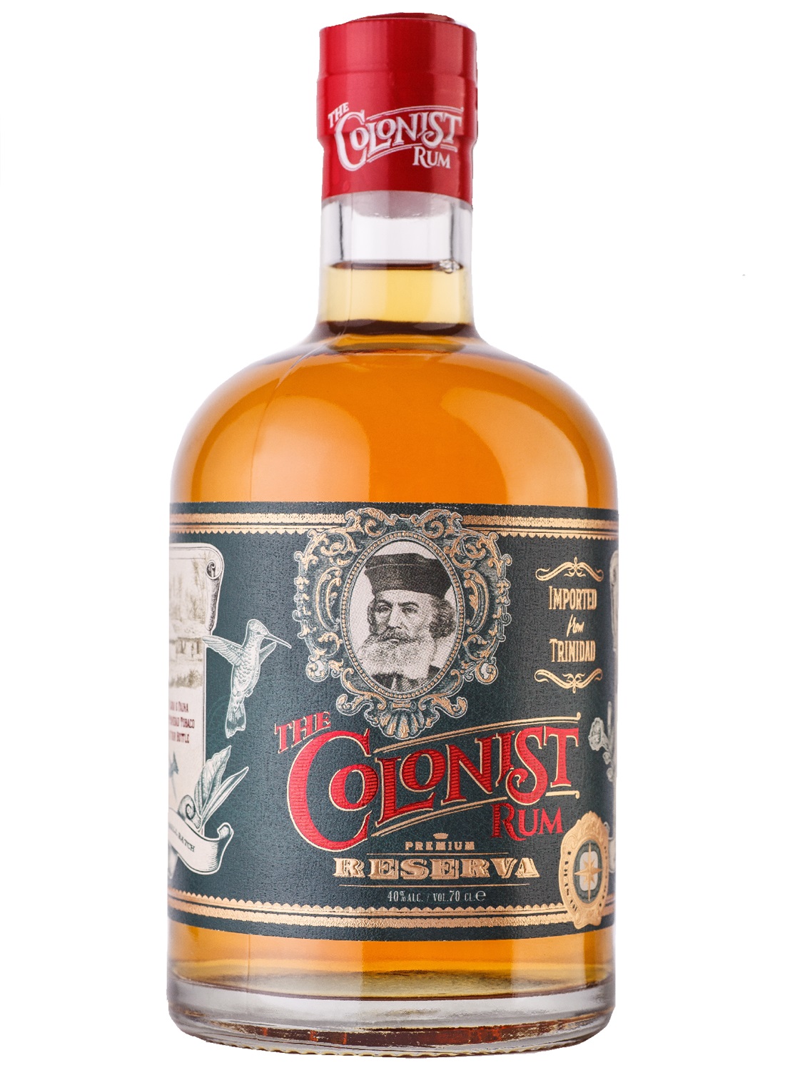 Rums COLONIST Premium reserva, 40%, 0.7l